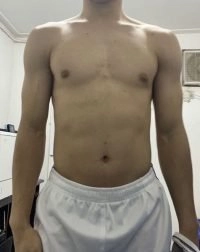 Body Type One (BT1) Male - Fellow One Research Body Type Shape Test - The Four Body Types Research Participant 631
