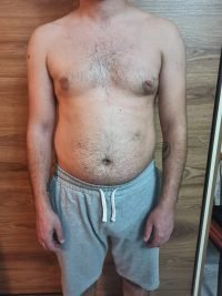 Body Type Two (BT2) Male - Fellow One Research Body Type Shape Test - The Four Body Types Research Participant 683