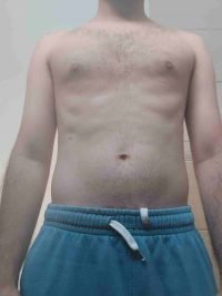 Body Type Two (BT2) Male - Fellow One Research Body Type Shape Test - The Four Body Types Research Participant 691