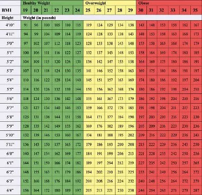 Arnold Schwarzenegger Physique - Inaccurate Body Mass Index (BMI) Weight Scale